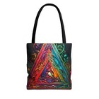 Unveil Your Inner Mystic with the "Prismatic Portal" Tote Bag
