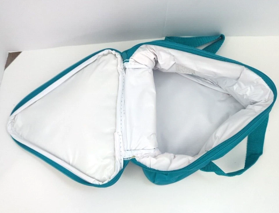 Bolsa de almuerzo aislada de la NHL con soporte para boleto de temporada de tiburones de San José de colección de los 90 Foto 4 de 4