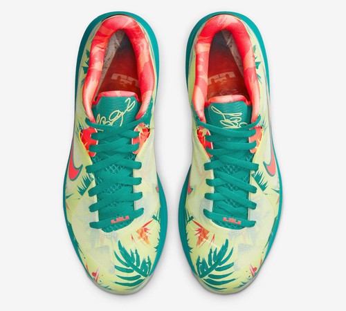 Nike LeBron James IX 9 Low LeBronald Palmer Lime Mango DO9355-300 sz 9 Men's - Picture 4 of 9