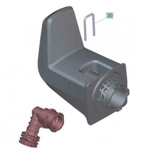 Tuyau De Sortie Intérieur Avec Coude Pour Nettoyeur Haute Pression Karcher K Series K5 - Pièce Authentique 9.013-435.0