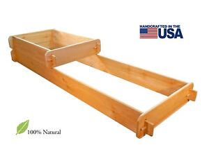 TIMBERLANE GARDENS Deep Narrow Raised Garden Bed Kit ...