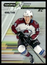 2020-21 Upper Deck Synergy FX Rookies Bowen Byram 696/749 Colorado Avalanche