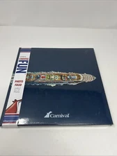 Carnival Cruise Line Photo Folio Frame Pictures Album Holds 2 (8x10) NEW Sealed