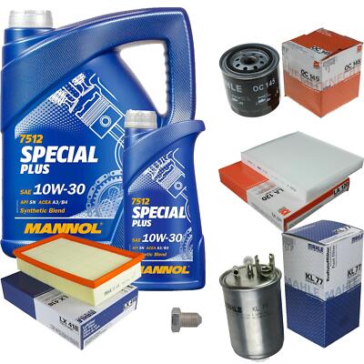 MAHLE Inspektionspaket 6 L MANNOL Special Plus 10W-30 für Skoda Felicia I Kombi
