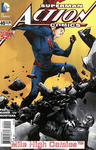 ACTION COMICS 2011 Series DC NEW52 #40 VARIANT Near Mint Comics Book ACTION COMICS 2011 Series DC NEW52 #40 VARIANT Near Mint Comics Book