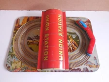 Mystery Union Station    Automatic Toy Company    Vintage Tin Litho    Train