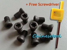 100pcs Insert Torx Screw for Carbide Inserts Lathe Tool & Screwdriver M1.6 to M4