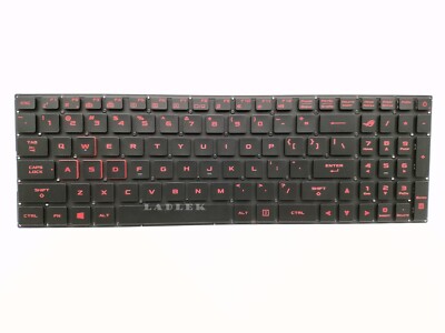 US Tastatur rot Hintergrundbeleuchtung für Asus Rog Strix GL702VI 0KNB0-6619US00 V156262HS1