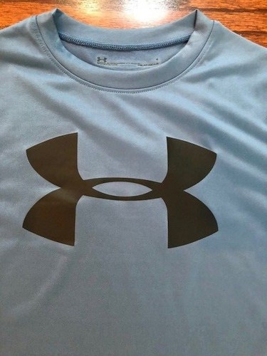 New Under Armour Boy Youth Short Sleeve Tee Heatgear Big Logo Graphic Baseball - Picture 54 of 100