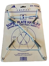 Tripar Super Plate Hangers for Large Plates, White 13"-16" (31-1316)