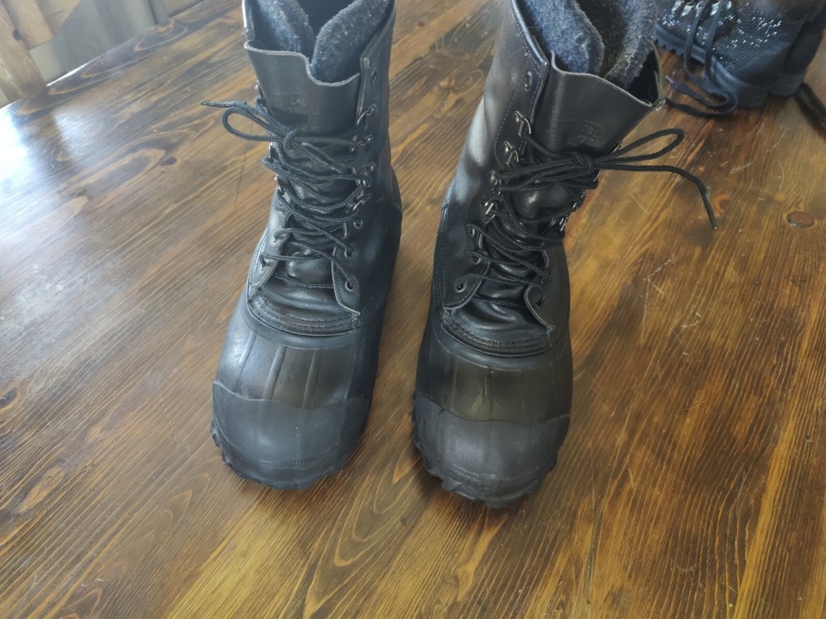 LaCrosse Iceman Black Leather Winter Duck Boots Waterproof Snow Work Boots‎ 7 LaCrosse Iceman Black Leather Winter Duck Boots Waterproof  main image 3