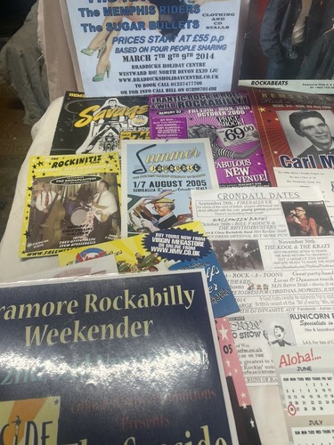 Rockabilly/ Rock N Roll Venue Fliers/poster 60+ - Picture 6 of 21