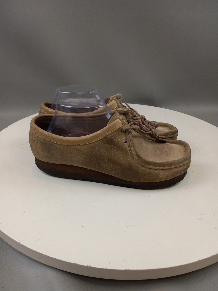 Clarks Originals Wallabee Casual Shoes Beige Women's 8.5 Clarks Originals Wallabee Casual Shoes Beige Women's 8.5