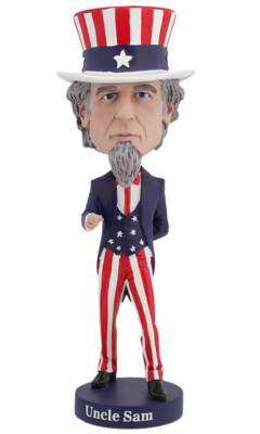 Royal Bobbles Uncle Sam bobblehead figure 010283