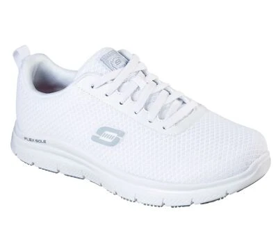 Skechers Chaussures De Travail Flex Advantage SR BENDON Pour Homme Blanc - Photo 1/4