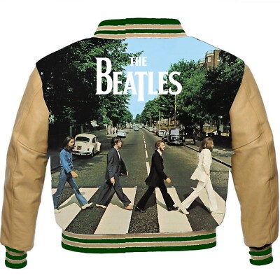 The Beatles Abbey Road Rubber Soul varsity jacket all sizes | eBay