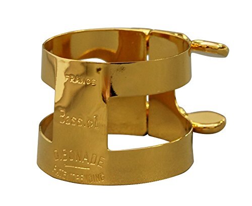 Bonado bass clarinet ligature reverse tightening gold plate gold-plated finish-image