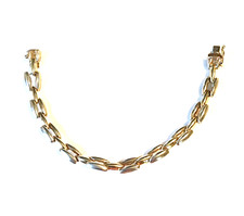 Vintage ITALY Signed STERLING SILVER STAMPATO PANTHER BRACELET Jewelry BEAUTIFUL