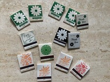 Rzadkość vintage: 13 małych starych zeszytów z zapałkami „Thank You”