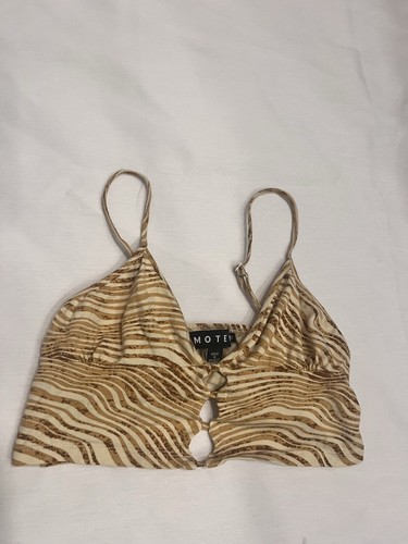 Y2k Grunge Motel Womens Crop Cami Zebra - Picture 9 of 9