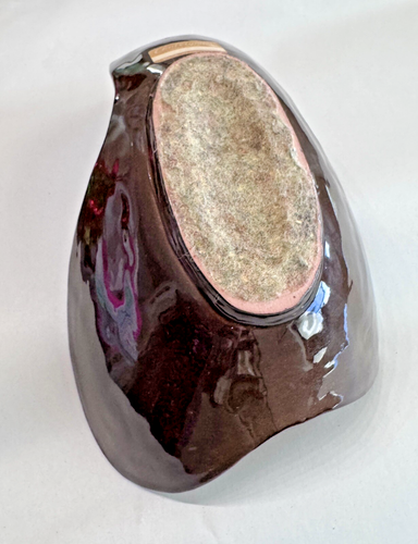 Maurice Chalvignac Vintage Freeform Brown Drip Glaze Ashtray Art Pottery 1970s - Picture 14 of 14