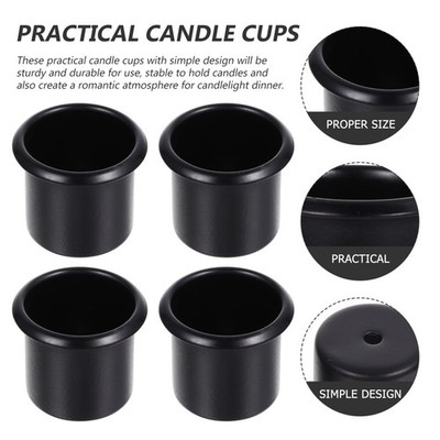 4 Pcs Teelichtstecker Stabkerzenständer Teelichthalter Kerzenhalter