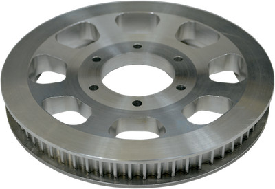 Baron Custom Accessories 62 Tooth Rear Power Pulley Raw Billet Aluminum