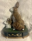 Painted Cast Iron Rabbits Door Stop  8” x 3” x 10” — photo 6