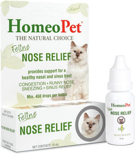 Feline Nose Relief, Safe and Natural Nasal and Sinus Supplement for Cats, 15 Mil
