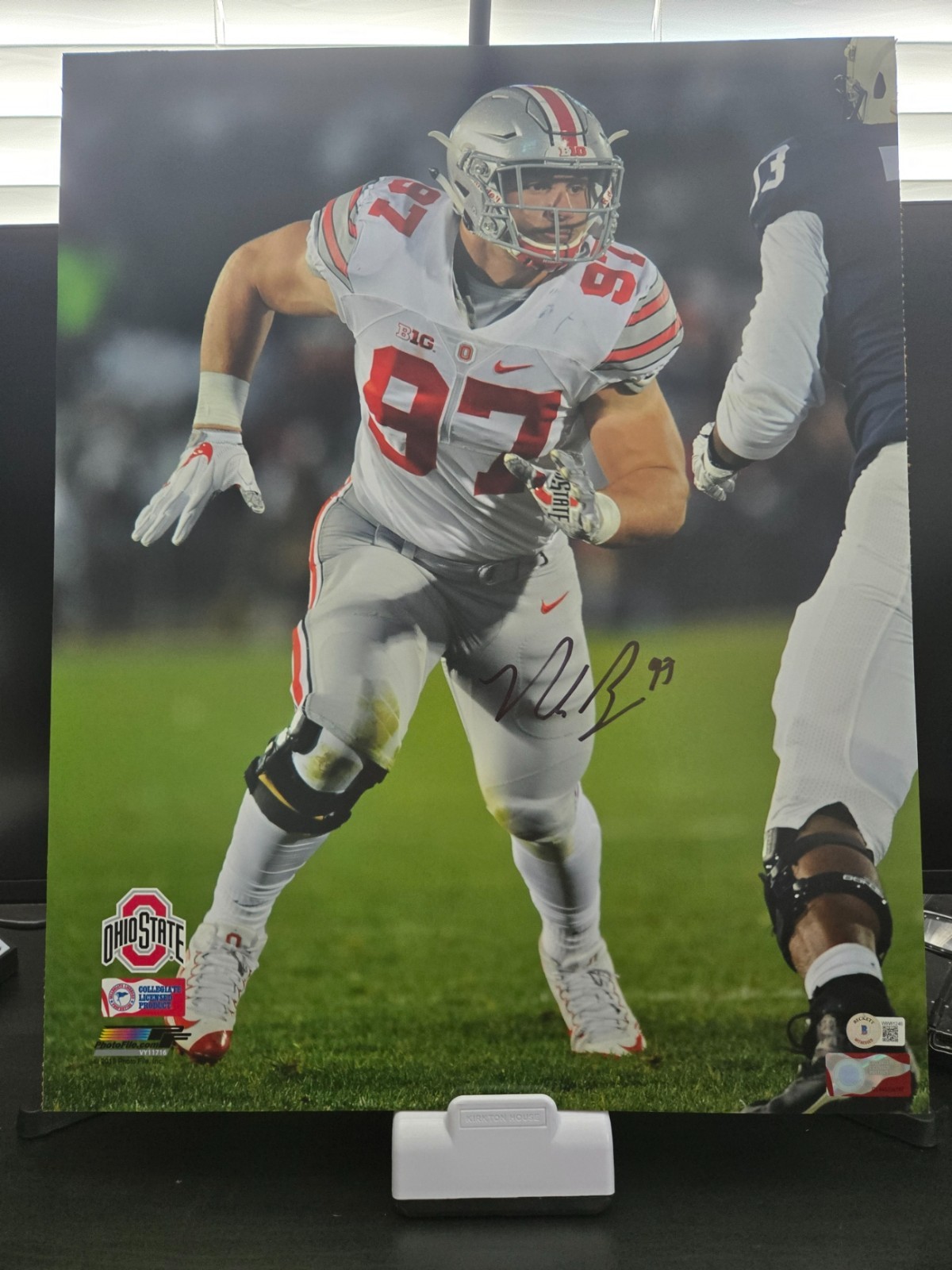 Nick Bosa Autographed Signed Ohio State Buckeyes 16x20 Photo Beckett Witnessed 