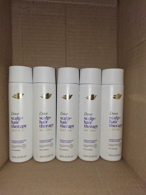 5PK Dove Scalp + Hair Therapy Strengthening Conditioner ~ 9.25 FL OZ Each #BR-4