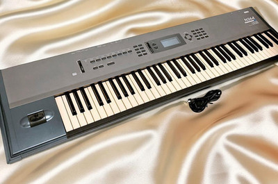 KORG N264 Synthesizer Keyboard 76-Key MIDI w/ Power Cable Tested from japan