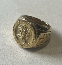 18ct Gold Plated Full Sovereign Ring