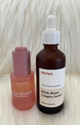 VASANTI GLOW Boosting Serum + Manyo Bifida Biome Complex Serum Lot 2