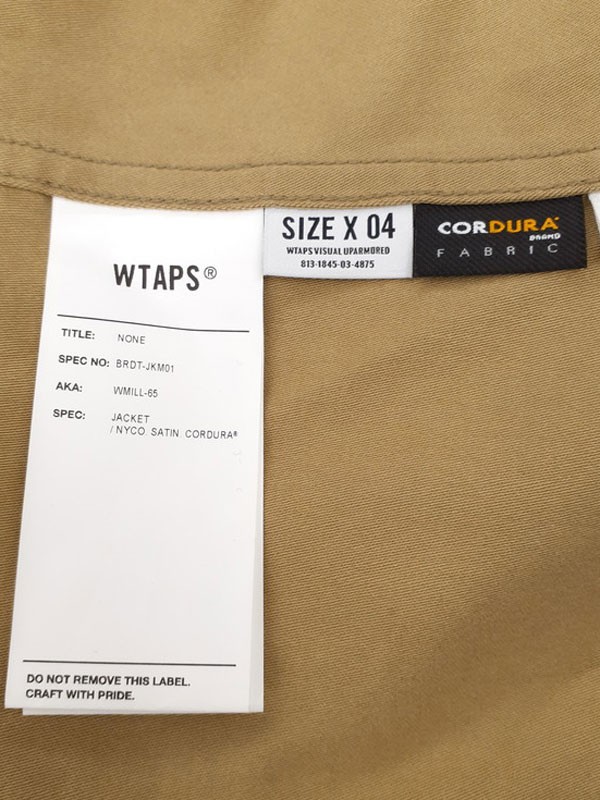 [WTAPS] Double Taps "NONE WMILL65 JACKET size04" … - image 4