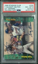 1999 Topps Stadium Club - Co-Signers Todd Helton, Troy Glaus #CS2 