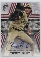 2023 Topps Series 1 Baseball Stars Auto Tommy Henry #BSA-TOH Auto pe8