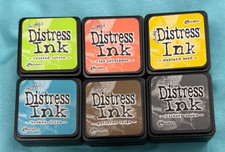 Tim Holtz Mini Distress Ink Pads lot see description for details 