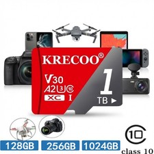 Micro SD Card 32GB 64GB 128GB 256GB 1TB 2TB Micro SD TF Memory Card Adapter lot