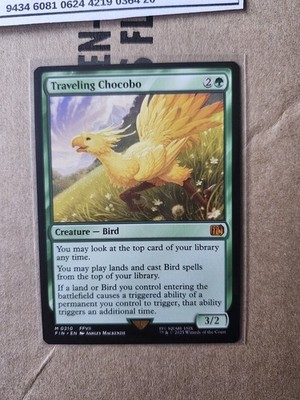 Traveling Chocobo Magic the Gathering Final Fantasy Card Near Mint