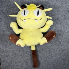 Vintage Pok mon Jumbo Plush Meowth 1999 Nintendo Creatures Game Freak Hasbro