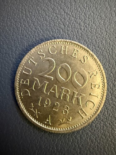 1923-A Germany 200 Mark XF+ ME10277 - Picture 2 of 3