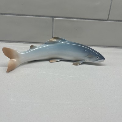 VINTAGE NORITAKE NIPPON TOKI FIGURAL AYU FISH MADE IN JAPAN BONE CHINA 8 INCH