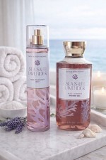 Bath  Body Works SEA SALT  LAVENDER Fine Fragrance Mist Shower Gel Set of 2
