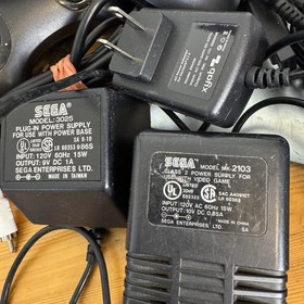 Sega CD 32X Genesis 2 Tower Of Power W Power Cables CD 32X