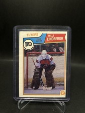 1983-84 OPC O-Pee-Chee Pelle Lindbergh RC # 268, Philadelphia Flyers