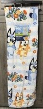 New Bluey & Bingo Heeler With Wild Flowers 60" x 90" Throw Blanket On Hanger