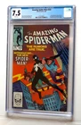 1984 MARVEL COMICS AMAZING SPIDER-MAN #252 1ST APPEARANCE BLACK SUIT CGC 7.5 VF-