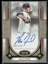 2024 Topps Tier One #PPA-MF Max Fried Prime Performers Auto #186/249 Yankees
