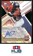 2019 Elite Extra Edition John Peguero Status Die Cut Red #/75 Auto #191
